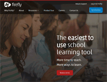 Tablet Screenshot of fireflylearning.com